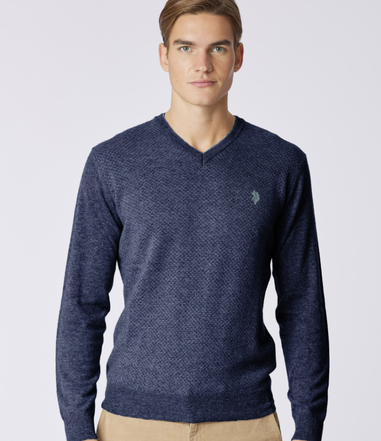 Jersey pico mezclilla joona azul Us Polo Assn Jersey pico mezclilla joona azul Us Polo Assn